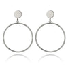 Hollow Round Clip-On Earrings in Multiple Designs - Image 20