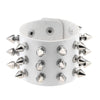 Gothic Spike Bracelet Black Wide Leather Punk Bracelets for Women Men Goth Girl Cuff Bangle Studded Wristband Unisex Jewelry - Image 7