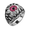 Men's Vintage Dragon Claw Evil Eye Ring Devil Eyeball Party Rings Men Jewelry Anime Skull Hip Hop - Image 9