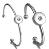 Snaps Jewelry Stainless Steel Snap Button Bracelet Cuff Bangle for Women Men Fit 12mm 18mm Snap Buttons Interchangeable Jewelry - Image 2