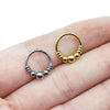 1pc 316L Surgical Steel Septum Clicker Ear Cartilage Helix Tragus Faux Daith Earring Hoop Body Piercing Jewelry Nose Ring - Image 5