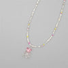 Gummy Bear Pendant Choker with Multicolor Resin Beads - Image 21