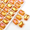 10Pcs Rectangular Beads 13x18mm Long Square Glass Bead Stone Faceted Crystal Jewelry Necklace Pendant Accessories - Image 3