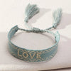 Bohemia Embroidery Letters Woven Tassel Bracelet For Women Handmade Adjustable Rope Braided Bracelet Retro Jewelry Gift - Image 61