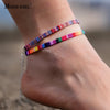 2Pcs/Lot Bohemian Anklets for Men and Women Handmade Rope Friendship Beach Barefoot Bracelet on the Leg Chain Boho Foot Jewelry - Image 1