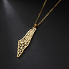 Map Outline Pendant Necklace with 45 cm Stainless Steel Chain - Image 38