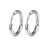 1 Pair Stainless Steel Stud Earrings for Men/Women Cross Pendant Long Tassel Unisex Hoop Earrings Punk Gothic Metal Jewelry - Image 12