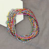 Seed Bead Strand Choker Necklace Bohemian Handmade - Image 3