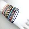 Stone Rose Quartz Amethysts 2/3/4mm Small Round Section Stone Bracelet Mini Bracelet Are Suitable for Men and Women Gift - Image 1