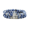 2Pcs/Set Wooden Beaded Buddha Bracelet Stone Bracelets for Men Women Buddhist Meditation Rosary Jewelry Gift - Image 19