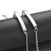 Customize Name Stainless Steel Cremation Urn Locket Bracelet Ashes Urn Keepsake Bracelet Jewelry - Image 1