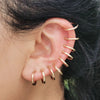 Stainless Steel Retractable Clip On Earrings Non Piercing Fake Hoop Earrings for Women Girls Without Ear Holes Clip Cuffs - Image 2