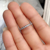 Contracted Design Women's Ring with Brilliant White Cubic Zirconia Wedding Party Daily Wearable Statement Jewelry - Image 27