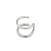 2pcs Stainless Steel Punk Rock Ear Clip Cuff Wrap Earrings No piercing-Clip On Cartilage Wrap Fake Earring - Image 15