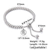 Zodiac Pendent Beads Chain Bracelets for Women Stainless Steel Charm Bracelet Aries Pisces Gemini Aquarius Taurus - Image 10