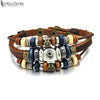 7 Colors Strand Adjustable Interchangeable 190 Leather Bangle Fit 12mm 18mm Snap Button Bracelet Charm Jewelry Women Men - Image 14