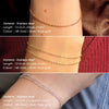 Simple Beads Chain Bracelet Jewelry Multi-layered Thin Link Chain Bracelet For Women Stainless Steel Chain Jewelry - Image 2