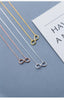 Modian Authentic 925 Sterling Silver Infinite Love Neckalce for Women Rose Gold Color Gold ColorStatement Jewelry Bijoux