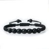 Men Black Bracelet Stone Onyx Lava Beaded Braided Bracelets Bangles Adjustable Rope Chain Handmade Jewelry - Image 11