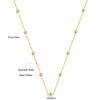 Round Cubic Zircon Charms Long Necklace Woman Choker Stars Moon Elegant Chain No Fade Fariy Jewelry - Image 37