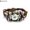 7 Colors Strand Adjustable Interchangeable 190 Leather Bangle Fit 12mm 18mm Snap Button Bracelet Charm Jewelry Women Men - Image 10