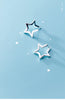 MODIAN Minimalism Irregular Star Hoop Earring for Women  925 Sterling Silver Anti-Allergy Earring Fine Jewelry Girl Gift