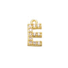 7x8mm Brass Cubic Zirconia Crystal 26 Letter Charms Pendants for Women Necklace Earring Jewelry Accessories Model - Image 23
