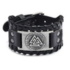Totem Design Wide Leather Pirate Compass Bracelet Men's Bracelet Celtic Viking Jewelry Compass Bracelet Accessories Party Gifts - Image 20