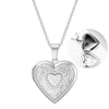 Heart Locket Pendant Necklaces for Women Openable Photo Frame Floral Stainless Steel Necklaces Family Love Collar - Image 12
