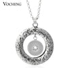 Stainless Steel Chain Vocheng Interchangeable Jewerly Ginger Snap Jewelry Toggle Necklace Pendant for 18mm Snap Charms - Image 27