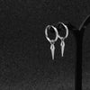 Cone Lighting Pendant Earring Lock Charm Stainless Steel Earrings For Women Men Accessories Ear Piercing Hoop Jewelry - Image 8