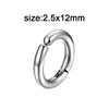 1Pc Punk Steel-color Stainless Steel Painless Ear Clip Earrings For Men/Women Street Pop Non Piercing Fake Earrings Jewelry Gift - Image 33