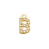 7x8mm Brass Cubic Zirconia Crystal 26 Letter Charms Pendants for Women Necklace Earring Jewelry Accessories Model - Image 22