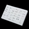 18/36/100Pairs Women Star Moon Small Plastic Stud Earrings Set Girl Children Cartoon Geometric Party Birthday Christmas Jewelry - Image 25
