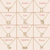 Crmya Cubic Zirconia Charm Chain Pendants 12 Zodiac Constellation Necklace Silver Gold Plated Jewelry For Womdn And Men - Image 5