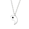 Selling Yin And Yang Stitching Alloy Two Petals Pisces Couple Pendant Necklace Jewelry Accessories Vintage Dendant - Image 5