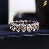 Female White Crystal Stone Ring Rose Gold Silver Wedding Silver Ring Female Cute Oval Zircon Engagement Jewelry - Image 2