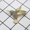 Retro Cute Hummingbird Brooch Female Corsage Coat Pin Brooch Jewelry for Women Wedding Party Accessories - Image 16