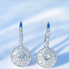 Hoops Dangle Earrings for Women with Dazzling Cubic Zirconia Silver Color Gift Statement Jewelry Drop Ship - Image 3