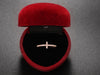 Thin Cross Accent Ring with Cubic Zirconia in Sizes 5 to 10 - Image 18