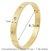 Beautiful Lovers Bracelets Woman Bracelets Stainless Steel Bangles and Bangles Cubic Zirconia Golden Woman Jewelry Gifts - Image 14