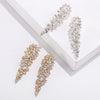 Crystal Long Bridal Clip on Earrings Without Piercing for Women Wedding Party Engagement No Hole Ear Clips - Image 5