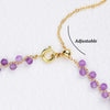 3MM Stone Tourmaline Bracelet on Hand For Women Jewelry Party Wedding Gift Amethyst Handmade Adjustable Bangle - Image 26