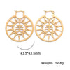 Stainless Steel Pentagram Hoop Earrings for Women Gothic Witchy Star Dangle Earrings Amulet Jewelry - Image 34