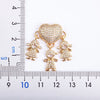 Family Pendant Necklace with Child Figure Combinations and Stone Accents - Image 2
