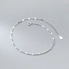 Silver Simple Silver Piece Link Chain Anklet for Women Punk Hip Hop Korean Party Jewelry - Image 6