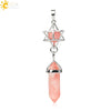 Csja Stone Pendant Merkaba Locket Pendulum Hexagonal Prism Crystal Long Pendants for Necklaces Women Jewelry - Image 11