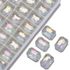 10Pcs Rectangular Beads 13x18mm Long Square Glass Bead Stone Faceted Crystal Jewelry Necklace Pendant Accessories - Image 8