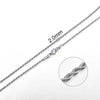 2mm-7mm Rope Chain Necklace Stainless Steel Choker Men Women Jewelry Silver Color Chains Gift - Image 11