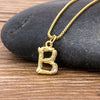 Women Cute Initial Letter Pendant 26 Letters Charm Necklaces Copper Zircon Family Name Jewelry Personal Gifts - Image 1